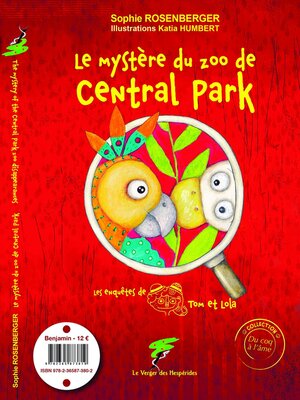 cover image of Le mystère du zoo de Central Park